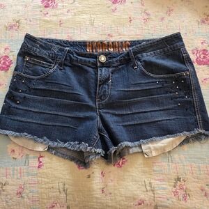 Hydraulic Bailey Denim Shorts, Size 17/18